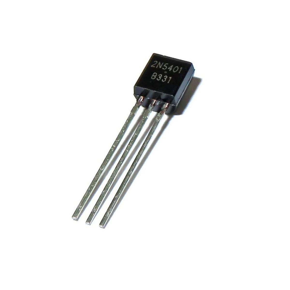 10Pcs Transistor 2N5401 5401 PNP 160V 0.6mA TO-92 Bipolar Transistors BJT PNP Complementary Silicon General Purpose Amplifier Transistors