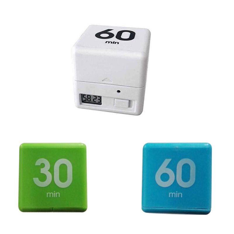 【LanZhuo Store】Color Workout Timer Cube Time Management Machine Kitchen Siesta Reminder