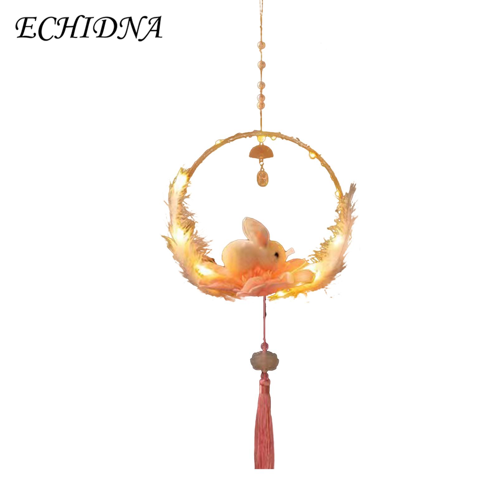 ECHIDNA Portable Luminous Lantern Atmosphere Glowing Portable Lantern Children DIY Handcrafts