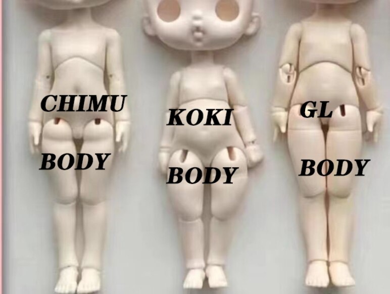 その他 Qbaby body VIP Qbaby QIANQIAN FENGBUER DIANDIAN Body 1/8 or 1/6 bjd recast