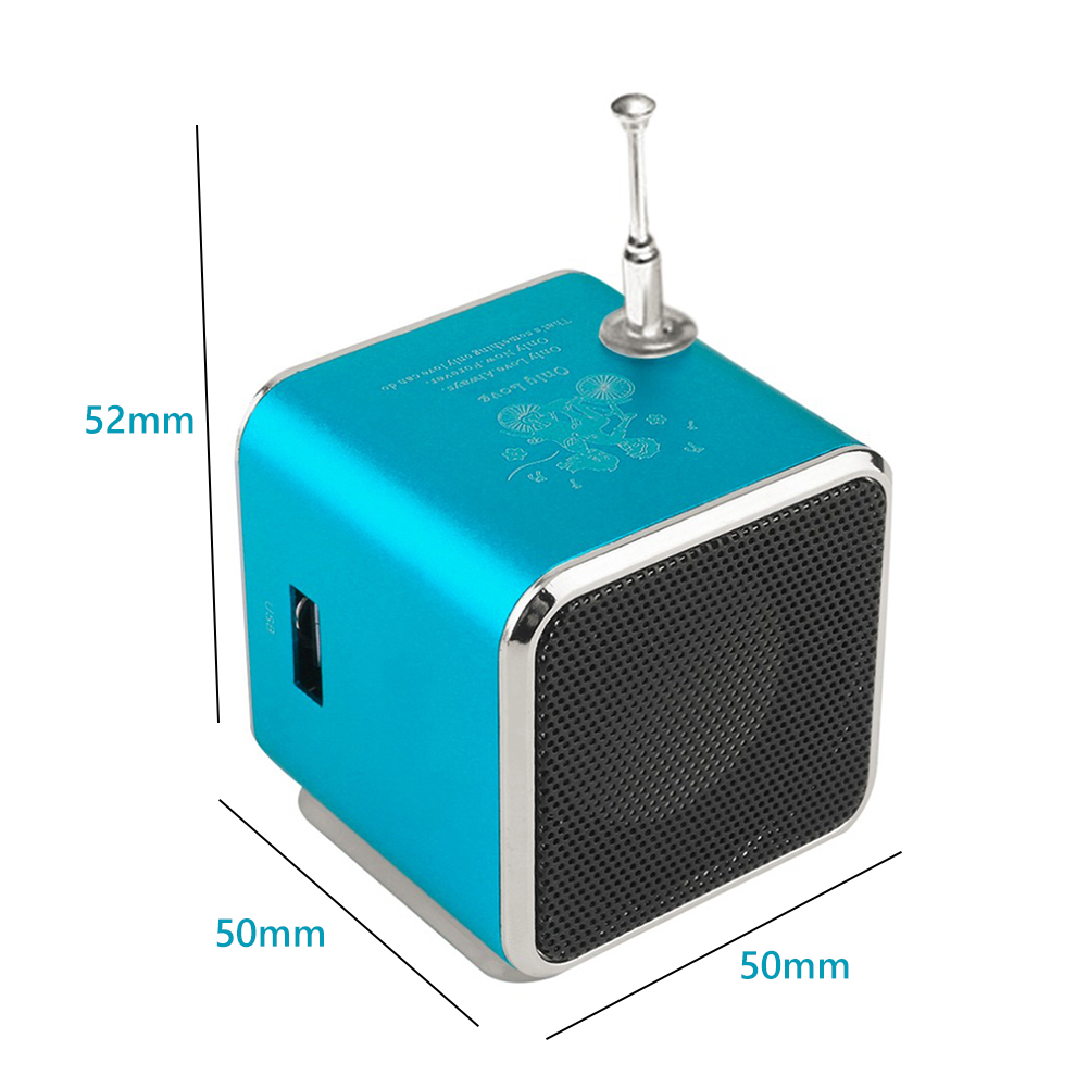 TD-V26 Portable Mini Speaker with LED Display Screen Bluetooth 5.0 FM Radio Receiver Function Laptop MP3 Player Soundbar TF Card. 