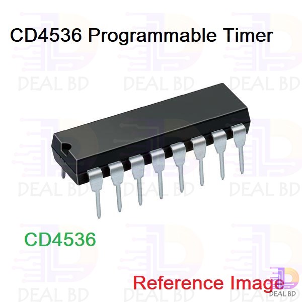 CD4536 IC CD 4536 DIP 16 Pin Programmable Timer IC Electrical Circuitry & Parts. 