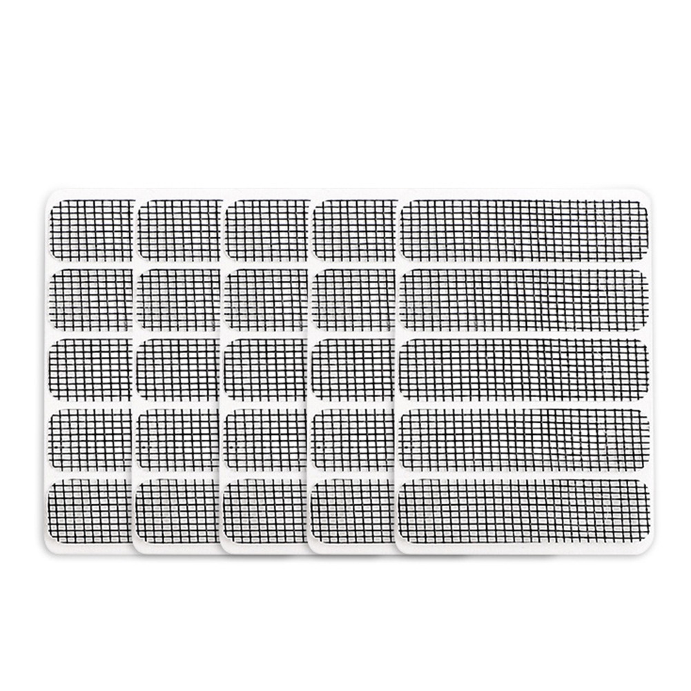 50Pcs Net Window Home Adhesive Anti Mosquito Net Fly Bug Insect Repair Screen Wall Patch Stickers Mesh Window Net Mesh