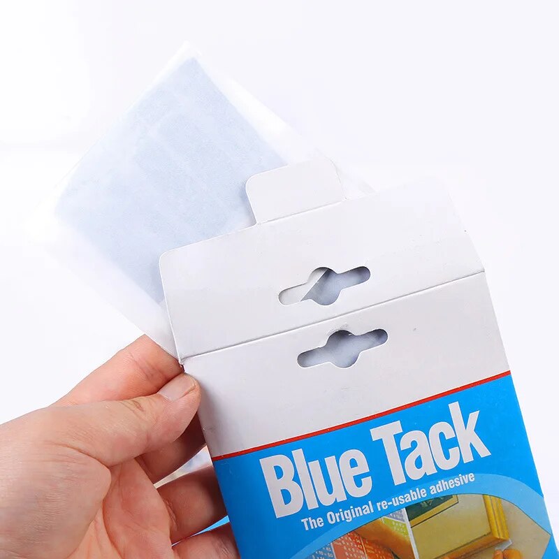 50/75G Blue Tack Reusable Adhesive Putty Sticky Tack Non-Toxic Removable Wall Safe Tack Putty for Poster Photo Frames Party. 