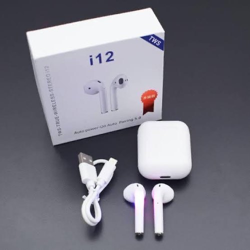 Exclusive I12 Tws Bluetooth 5.0 Earbuds With Charging Case - Bluetooth Earbud - Bluetooth Headphone. 
