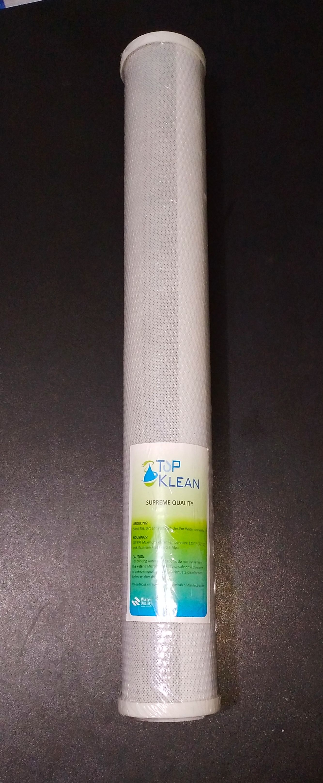 Carbon Block Filter Cartridge (Net Carbon) For RO Water Purifier-20" X 2.5" -1 Pcs. 