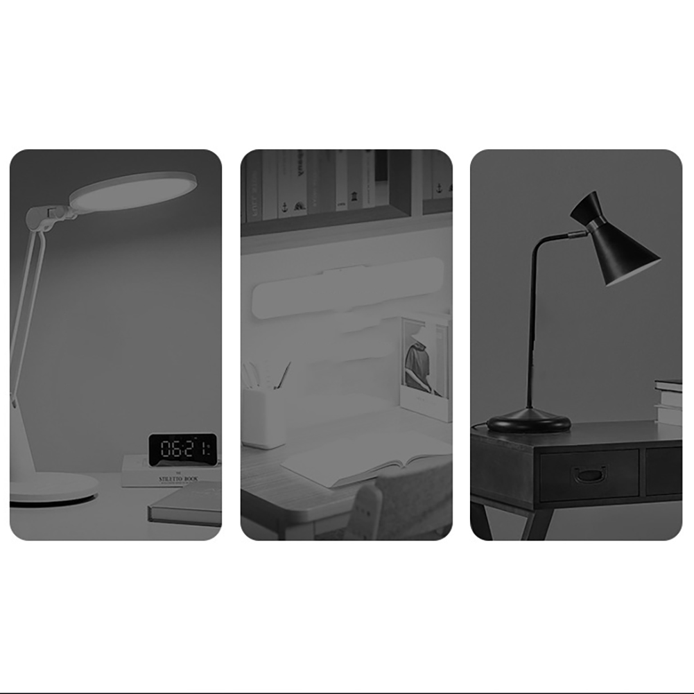 Qiunery LED Reading Light With Clamp, Button Switch USB Rechargeable Book Clip Light, 50 Lumens, 3000K/4500K/5500K Color Temperature Book Light Lamp For Office. 