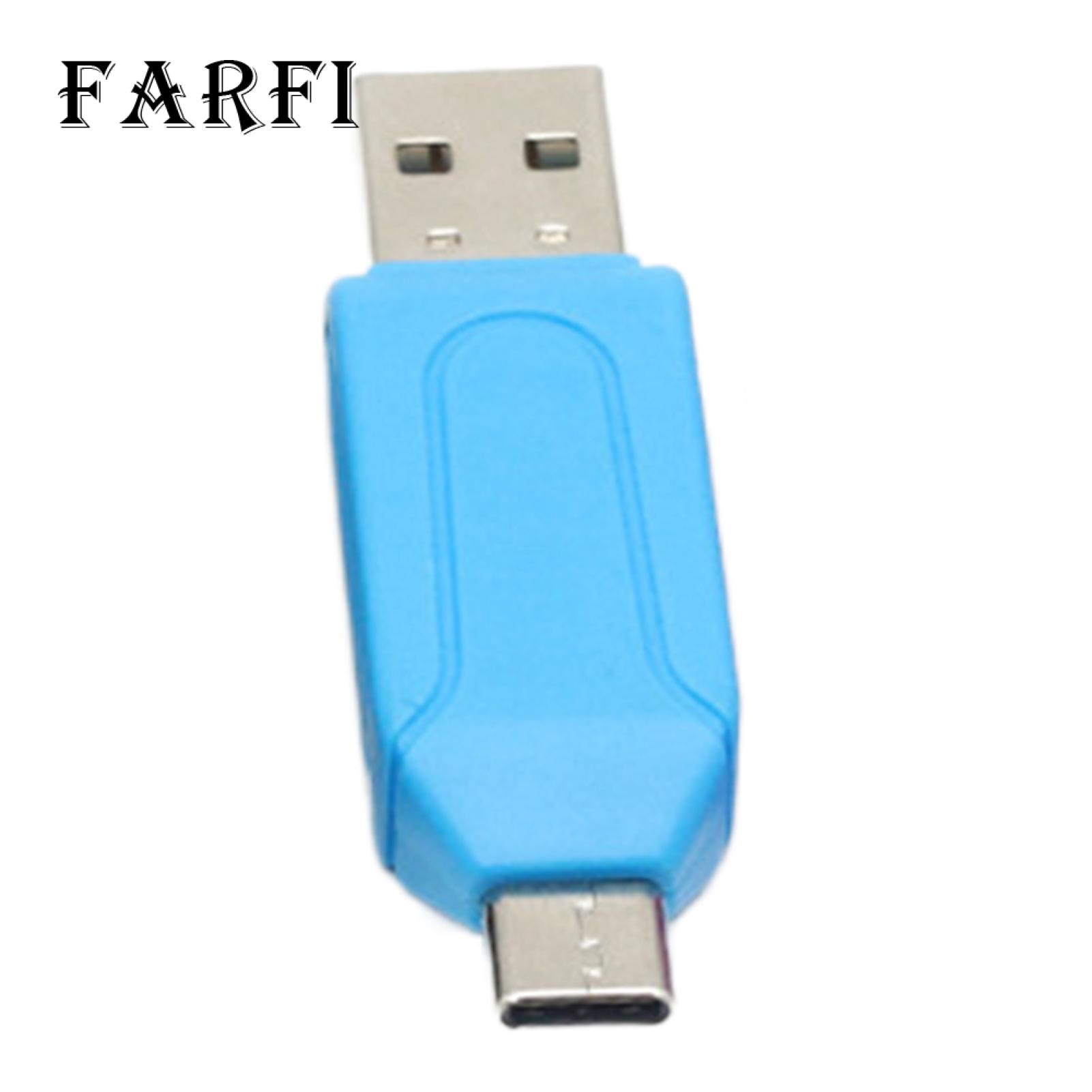 Farfi SD-Card Reader Driver-free USB Type-C TF SD-Card Extension Reader. 