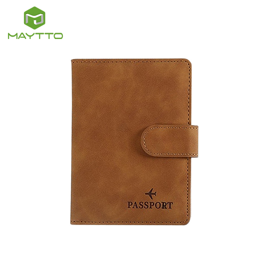 MAYTTO Wallet FRID Card Multi-function Package Ultra-thin Package PU Leather Document Package RFID Wallet Card Holder Holder Bag Travel Cover Case. 