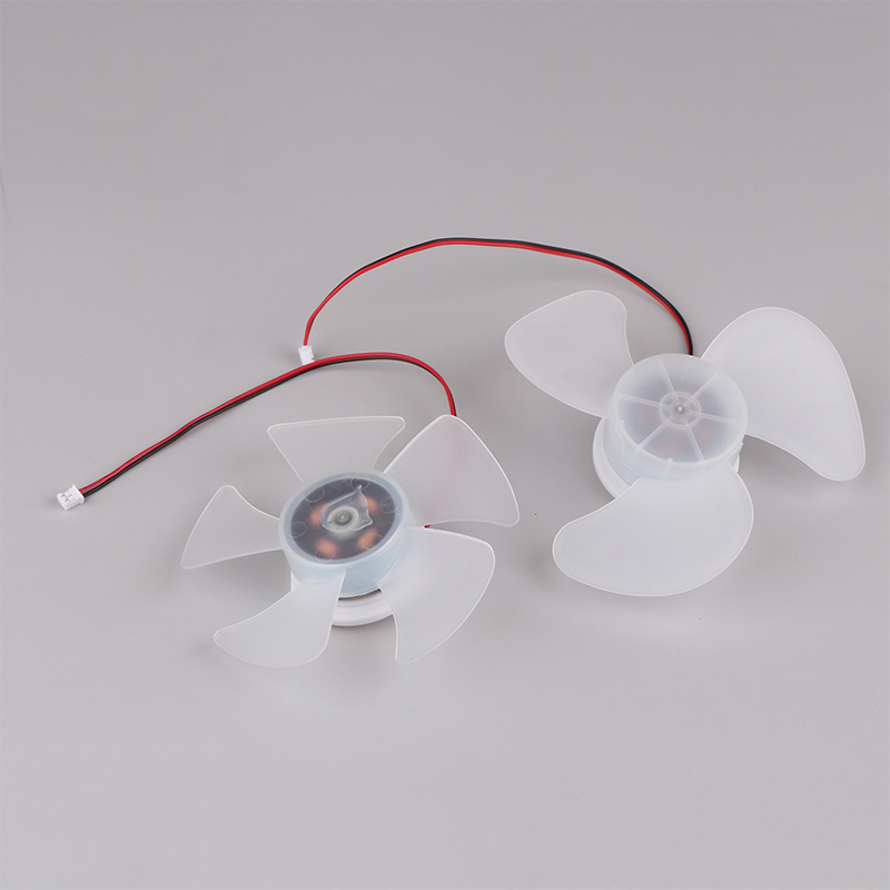 5Inch Brushless Fan Motor DC5-9V Fan Motor Desktop Fan Core With 3/5 Fan Blades High Air Volume Tetuo. 