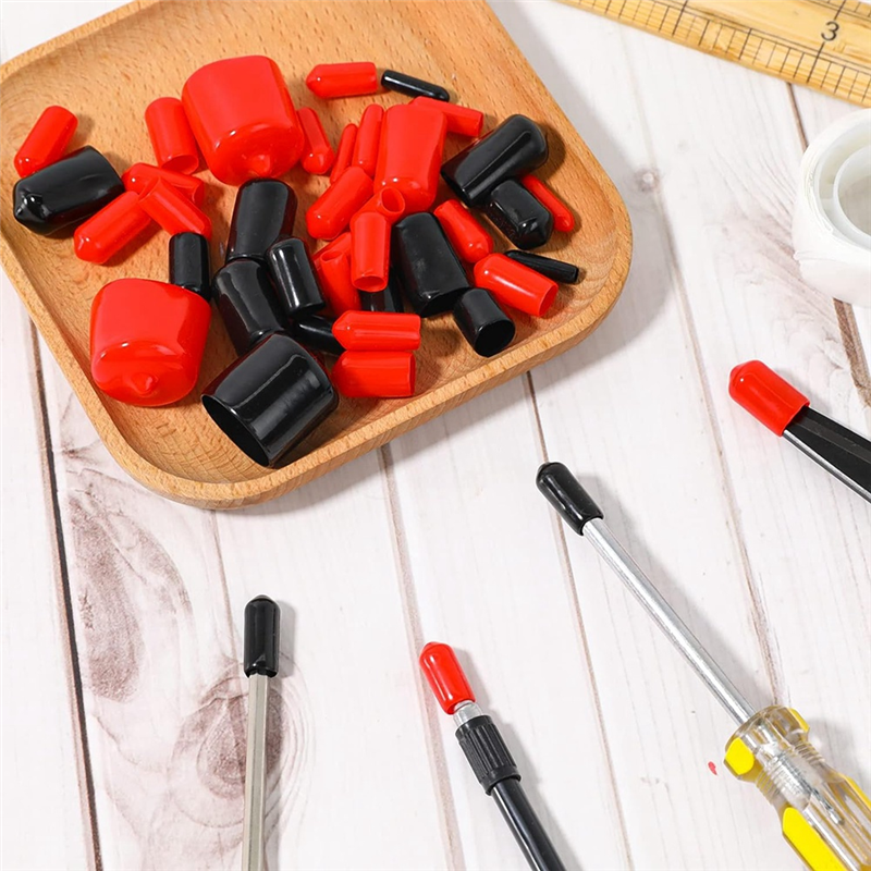 200 Pieces Rubber End Caps Flexible Screw Cap Covers Plastic Screw Caps In 9 Size. 