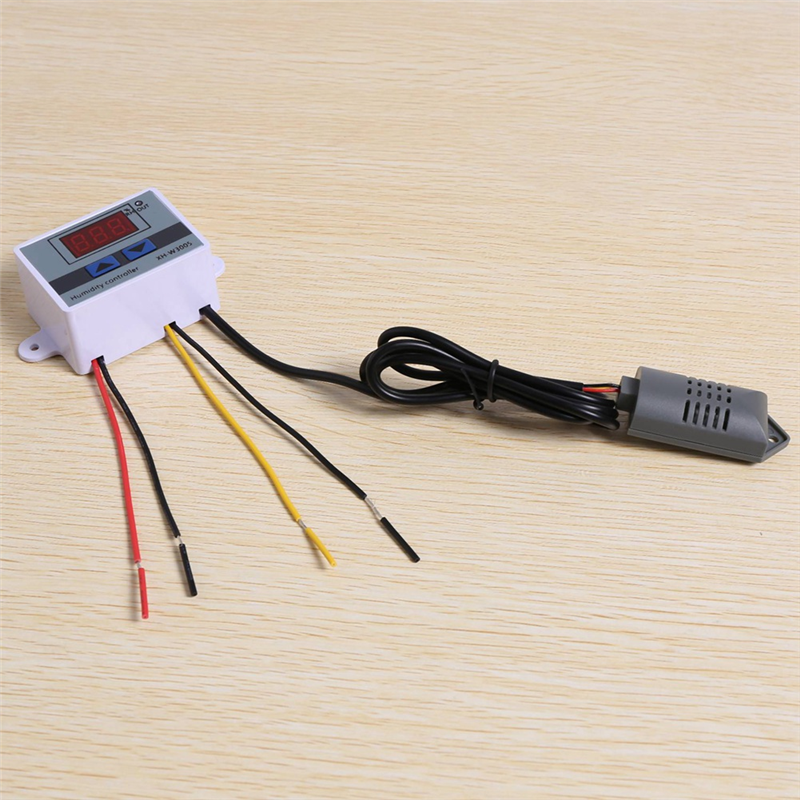 3X Digital Humidity Controller Hygrometer Humidity Control Switch 0-99%Rh Hygrostat with Humidity Sensor AC220V. 