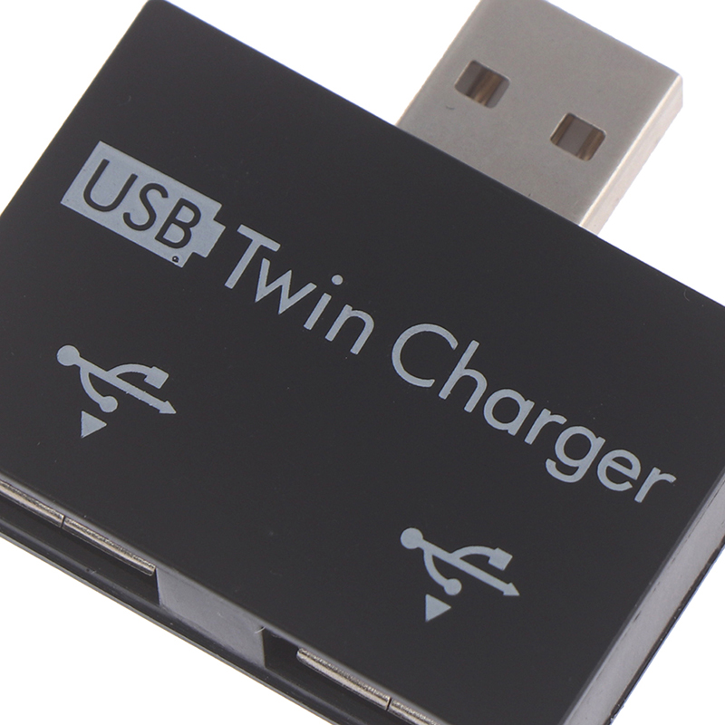 External 2 Port USB Splitter USB HUB Micro USB Power Port Multi-port Adapter Creek. 
