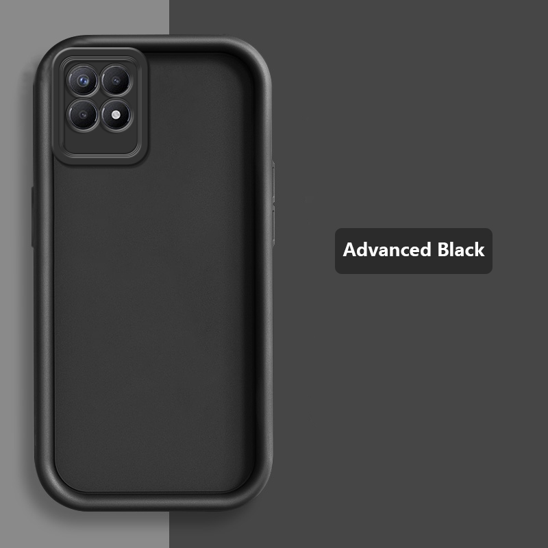 Olige Case For Realme 8i Angel Eye Step Matte Shockproof Lens Protective Film Melard Color Soft Phone Case Back Cover
