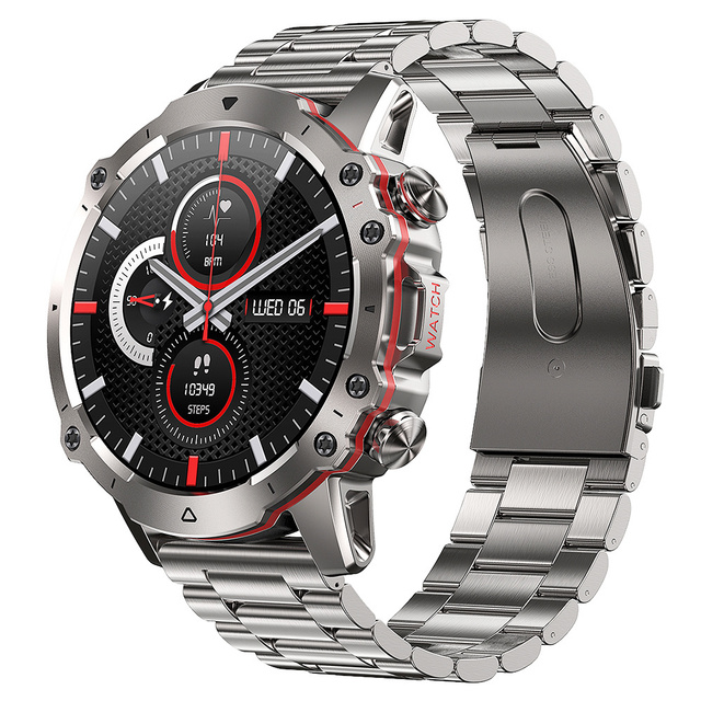 AK56 smartwatch, IP67 waterproof, body activity monitor, over 110 sport modes, suitable for Android and iOS. 