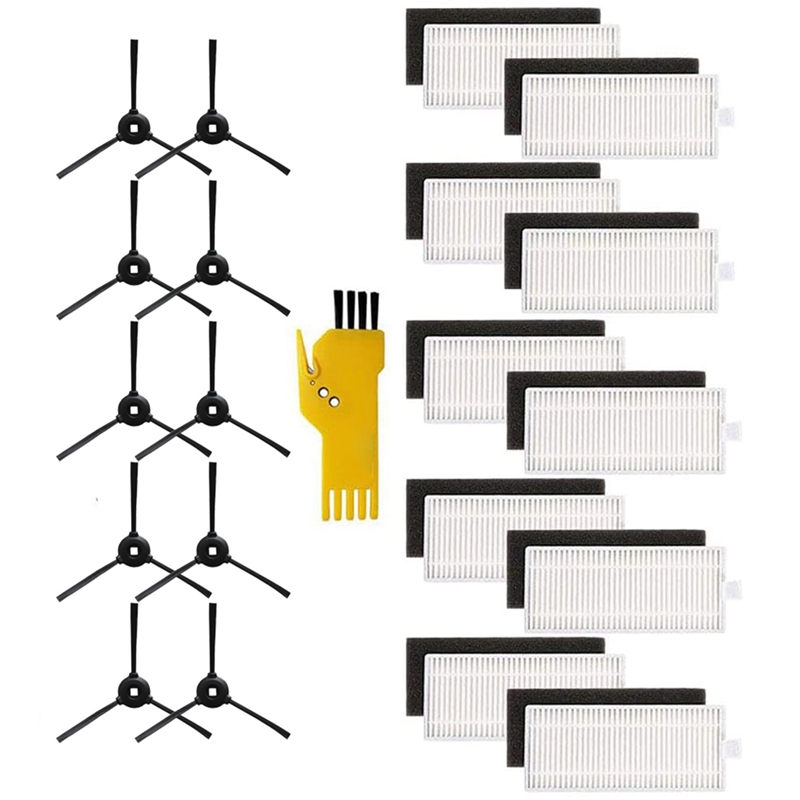 10 Filters \u0026 10 Side Brushes for Lefant M201 T700 M520 M571 M501B M301  Robot Vacuum Cleaner Replacement Accessories Kit: Buy Online at Best Prices  in Bangladesh | Daraz.com.bd