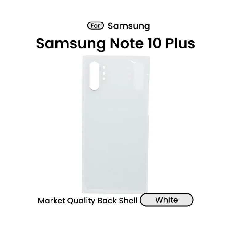 Samsung Galaxy Note 10 Plus / Samsung Galaxy Note 10+ - ( Glass ) Back Shell / Back Panel / Battery Cover / Back Door / Back Replacement Part. 