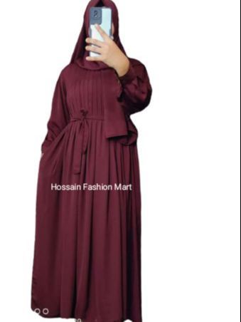 Pocket Gown Abaya Burka Kuchi Burka New Style Dubai Cherry Fabrics - Suitable for All Seasons and Occasions. 