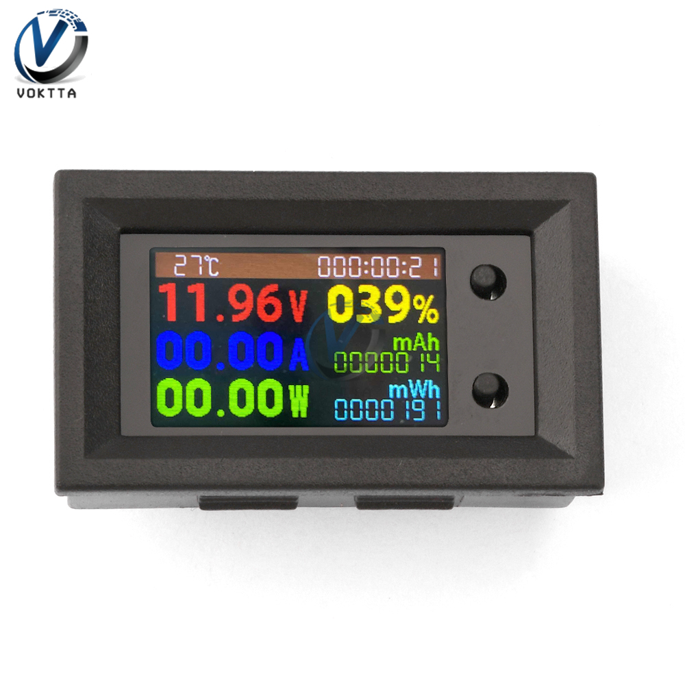 10A/50A/100A Multifunction Voltmeter Ammeter Digital Power Energy Meter Wattmeter DC Voltage Current Tester Electric Meter. 