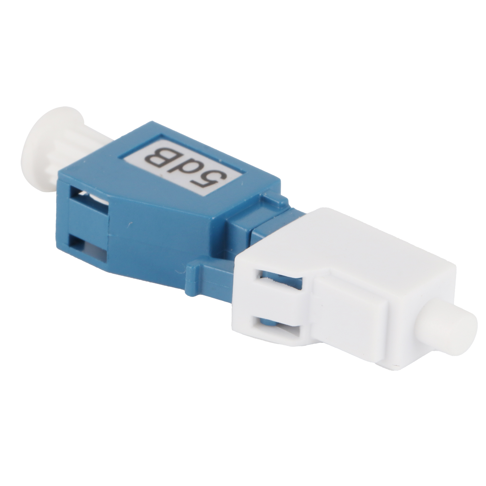 LC/UPC‑5DB Optical Fiber Attenuator Connector Single‑Mode Male Female Adapter. 