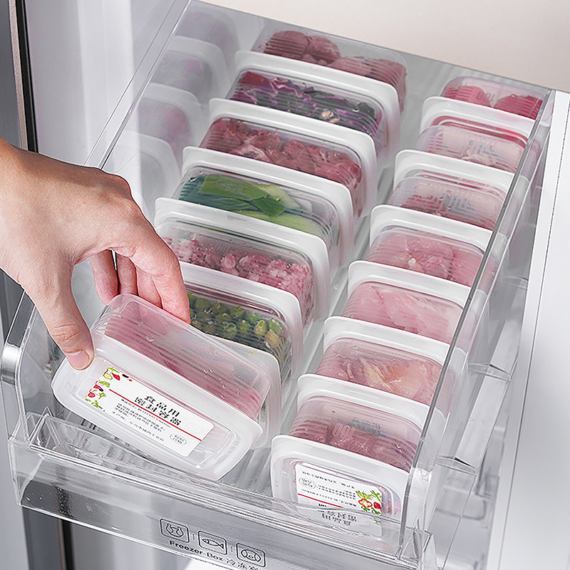 Food Container Freezer Frozen Meat Storage Box Frozen Food Grade Storage Box. 