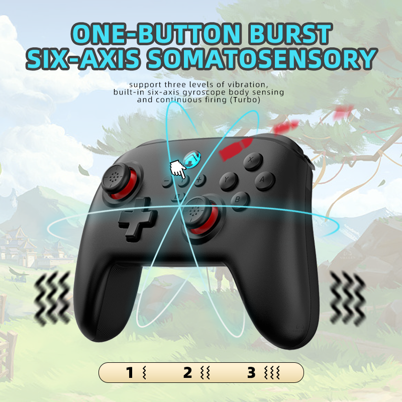 Switch Pro Controller Wireless Game Gamepad for Nintendo Switch OLED/Lite Joyestick For PC/Steam Deck Yuzu Controle. 