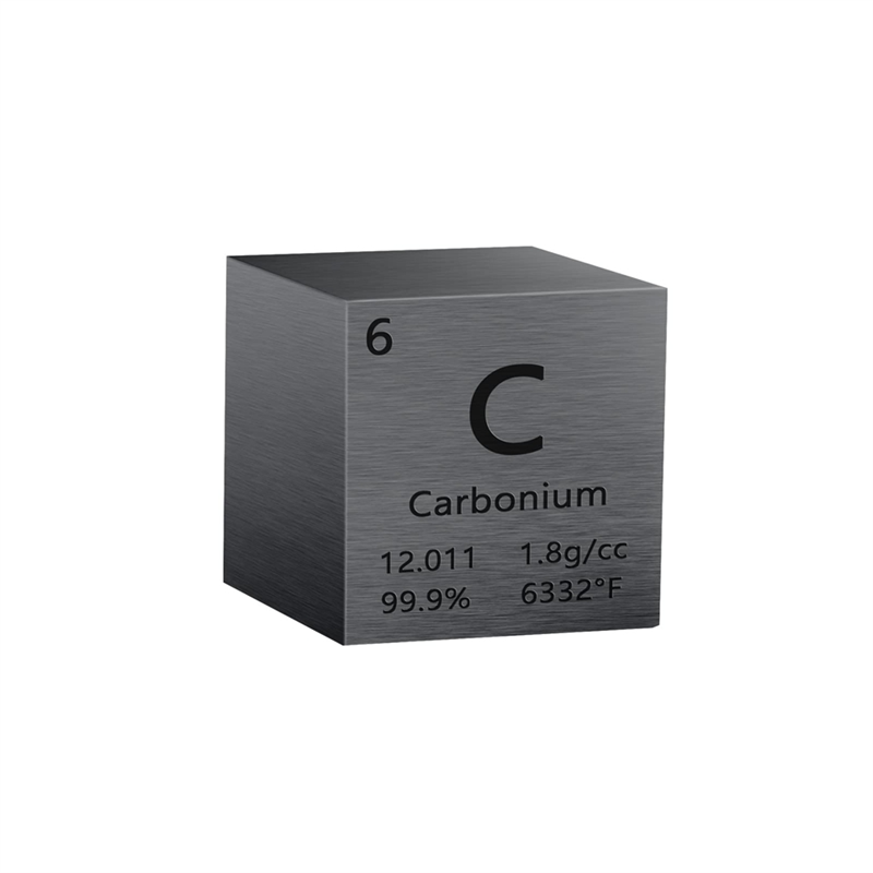 1 Inch Block Metal, High Density Elements Block Pure Metal, for Elements Collections Lab Experiment Material,C