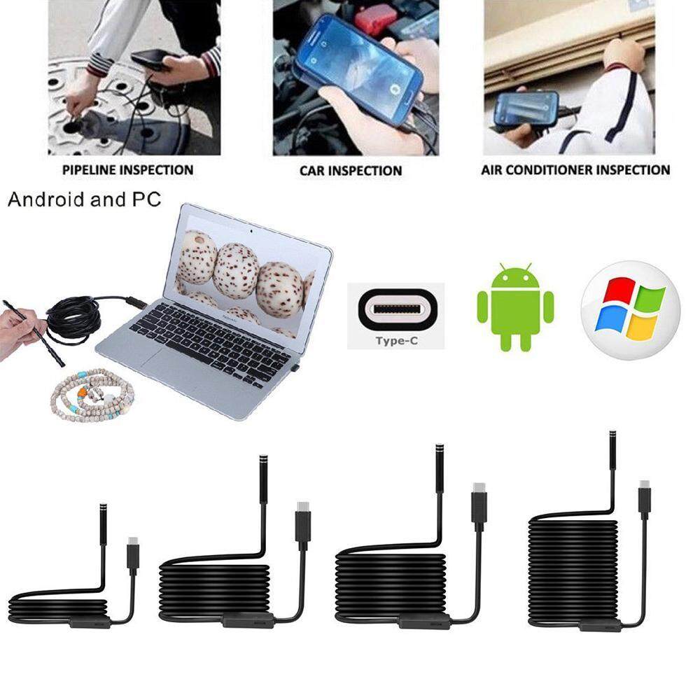 5.5mm 720PMegapixels HD Wireless Endoscope Borescope Waterproof Inspection Snake Camera For IOS/ IPhone /Android /Windows/PC/ With 8pcs LED Adjustable Brightness 5m. 