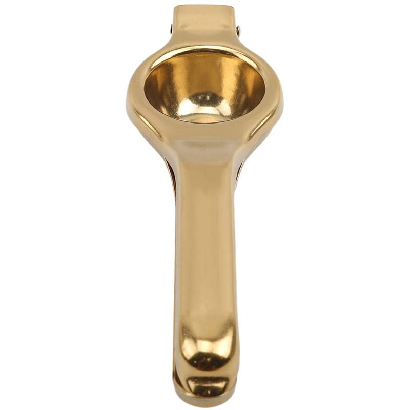 Manual Lemon Juicer Stainless Steel Juicer Press Citrus Handle Lime Squeezer Tool, Gold - gold. 