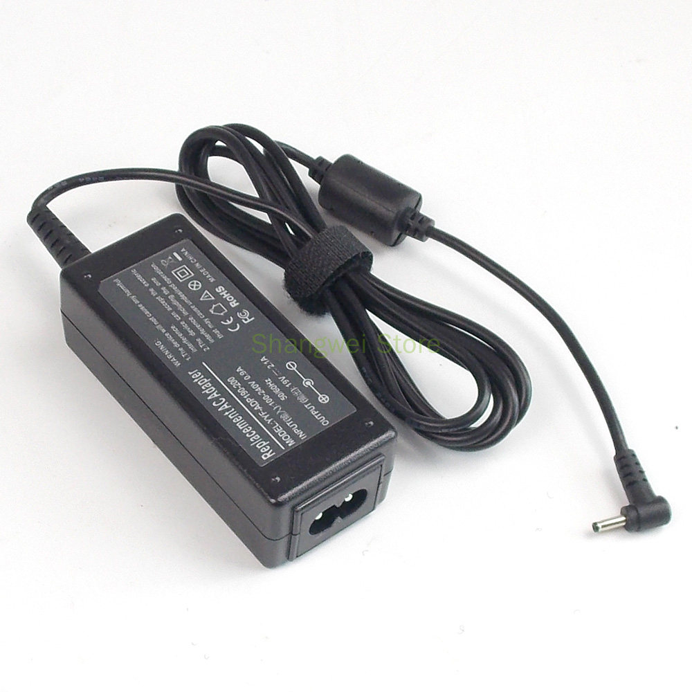 19V 2.1A Notebook Power Adapter Charger for Asus Eee PC 1101HA-MU1X-BK 1015CX-WHI014W 1015PE-BLK045S 1015PE-BLK052S 1001HAG R051T. 