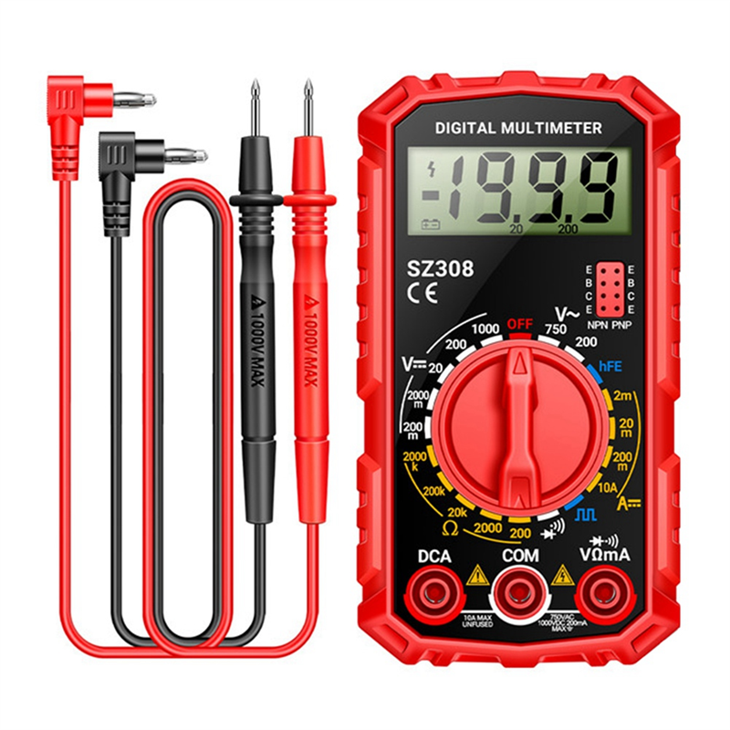SZ308 Digital Multimeter Voltage Resistance Meter Current Meter, B. 