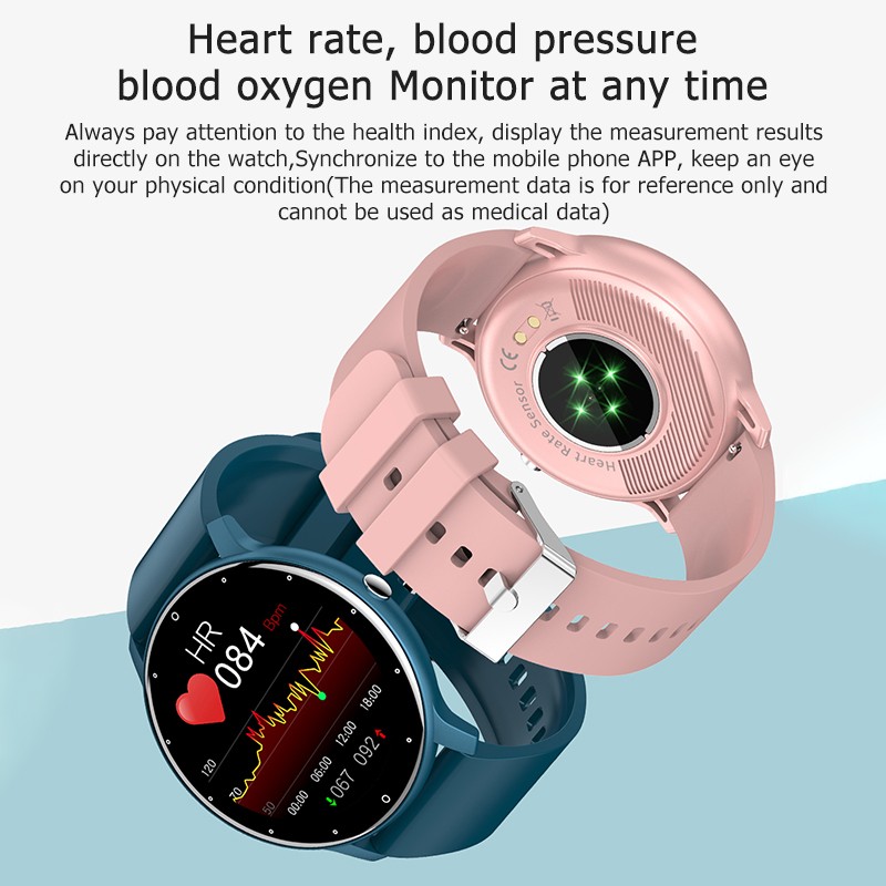 ZL02 Smart Watch IP68 Waterproof Multiple Sports Mode Heart Rate Bluetooth Call Smartwatch for Men Women. 