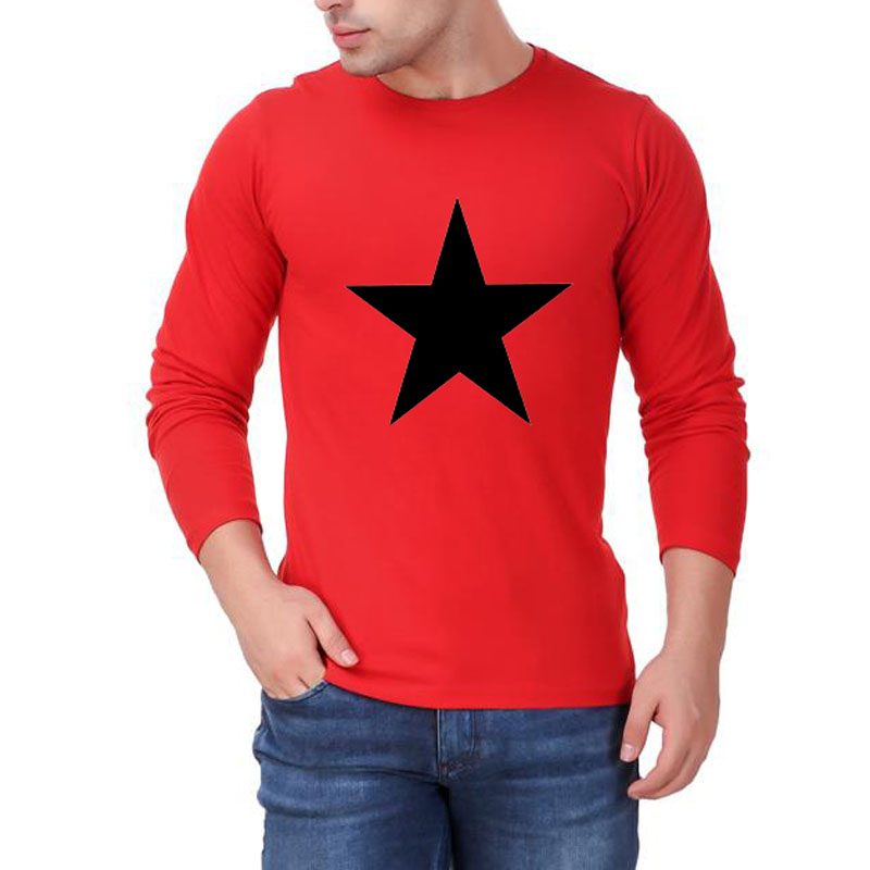 Star Full Sleeve T-shirt For Men: Buy 