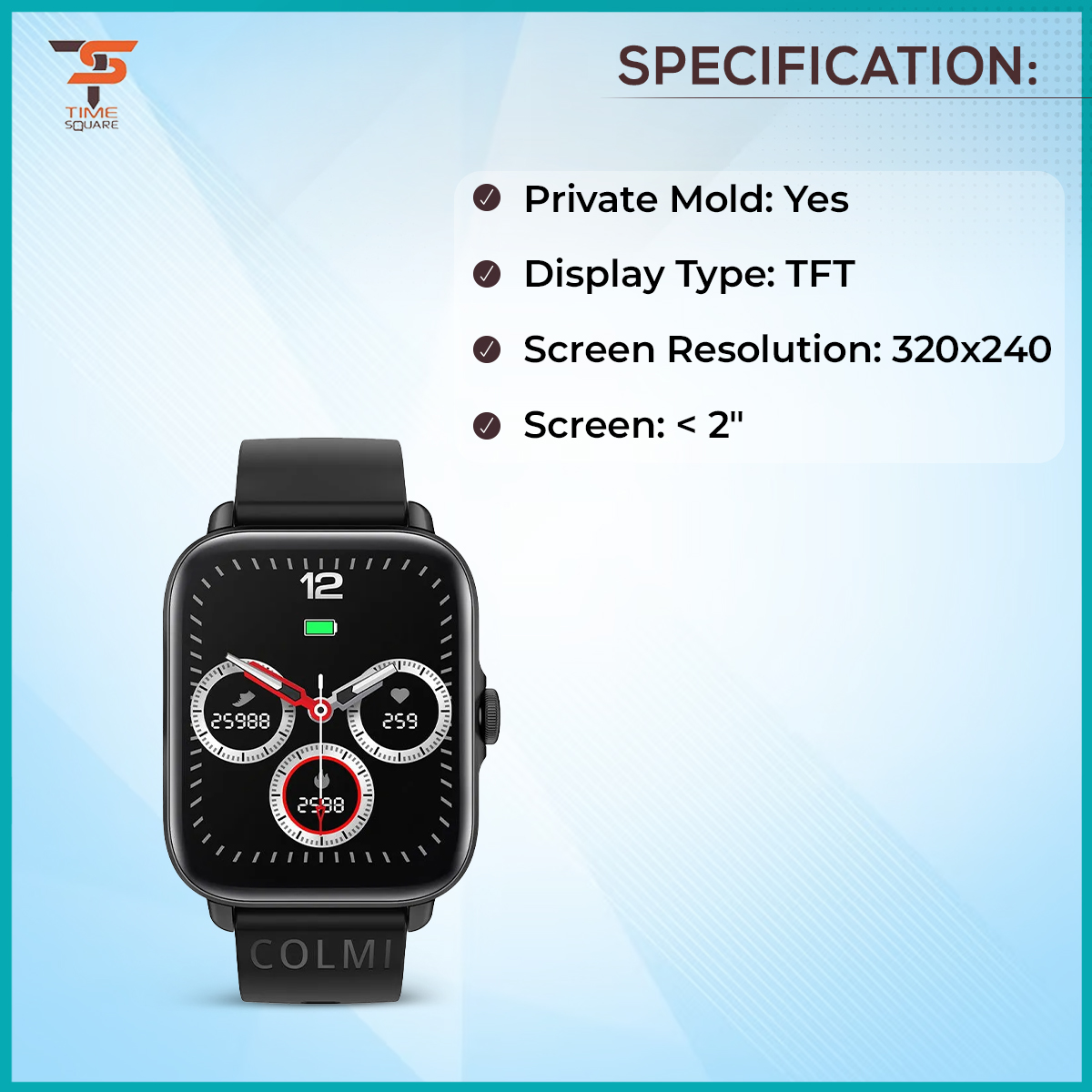 Colmi P28 Plus Calling Fitness Smartwatch - Large Screen. 