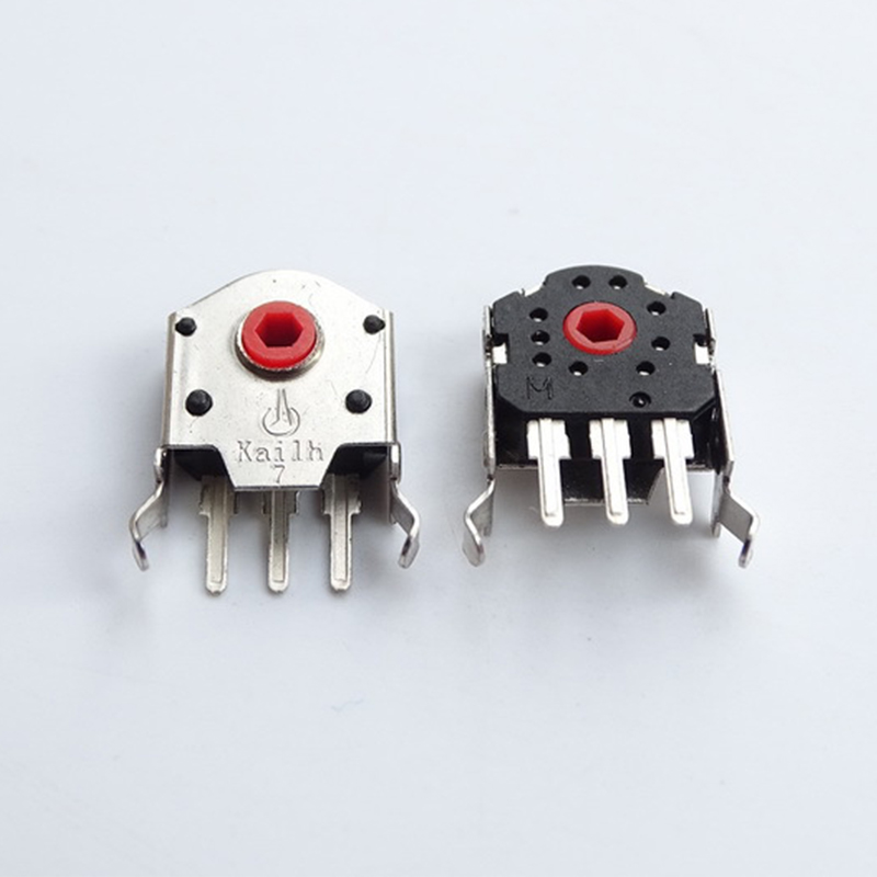 For Kailh 7/9/11MM Rotary Mouse Scroll Wheel Encoder With 1.74mm Hole Mark 20-40g Force For PC Mouse jingu. 