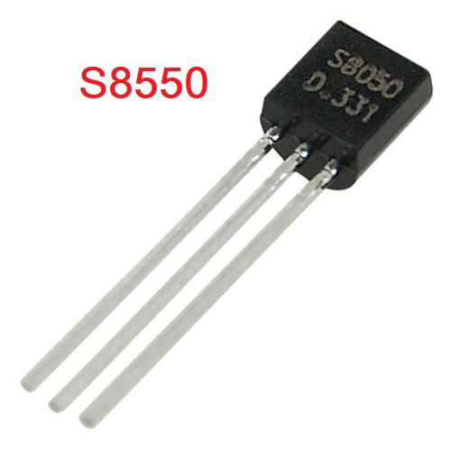 10Pcs S8550 S-8550 8550 Transistor BJT PNP 40V 500mA PNP General Purpose Transistor TO-92 Package Bipolar Junctions Transistor. 