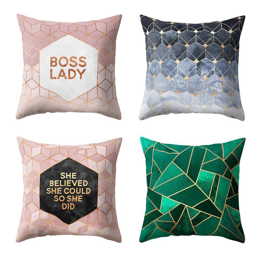 Home Decorations Set Of 4 Decorative Pillow Covers Throw Pillow