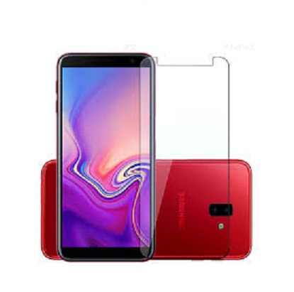 Samsung Galaxy J6 Plus Perfect Protection Tempered Glass Compatible With Screen Protector 2.5D -Transparen