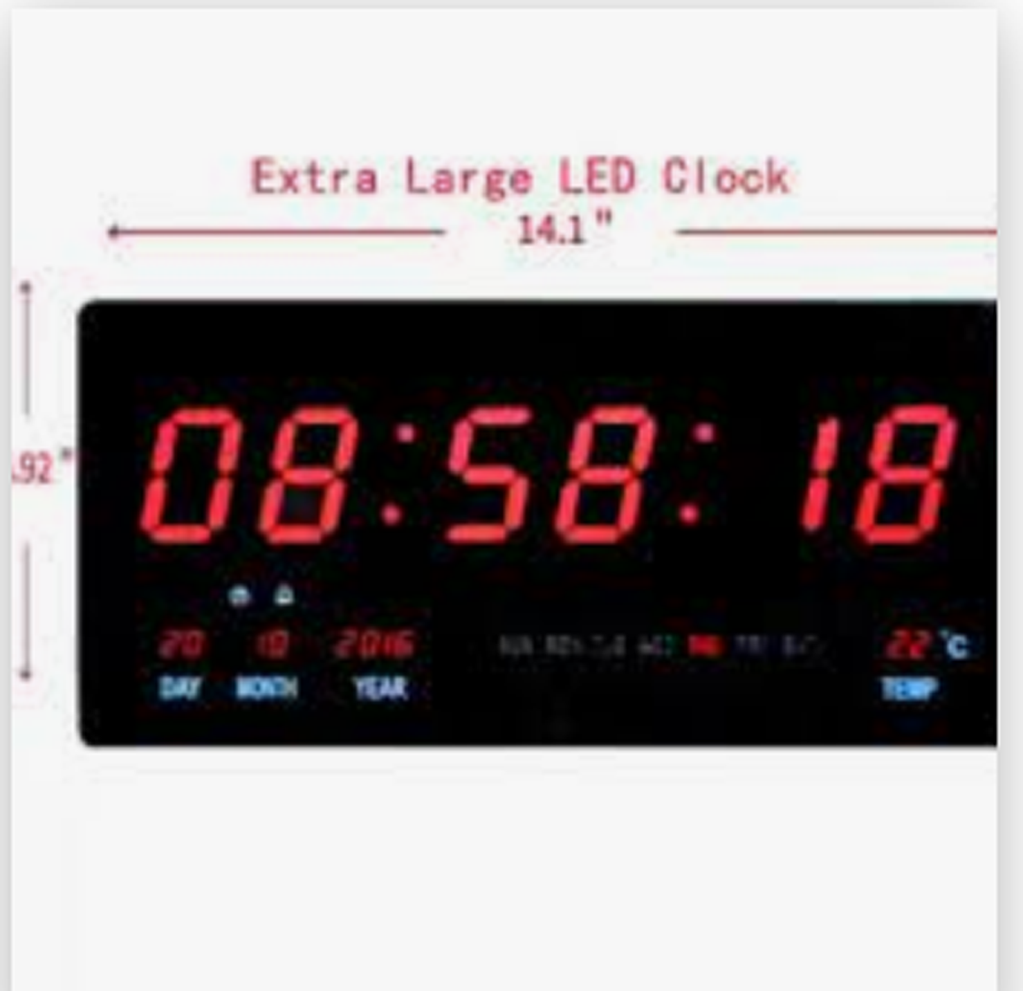 xianjun led digital clock. 