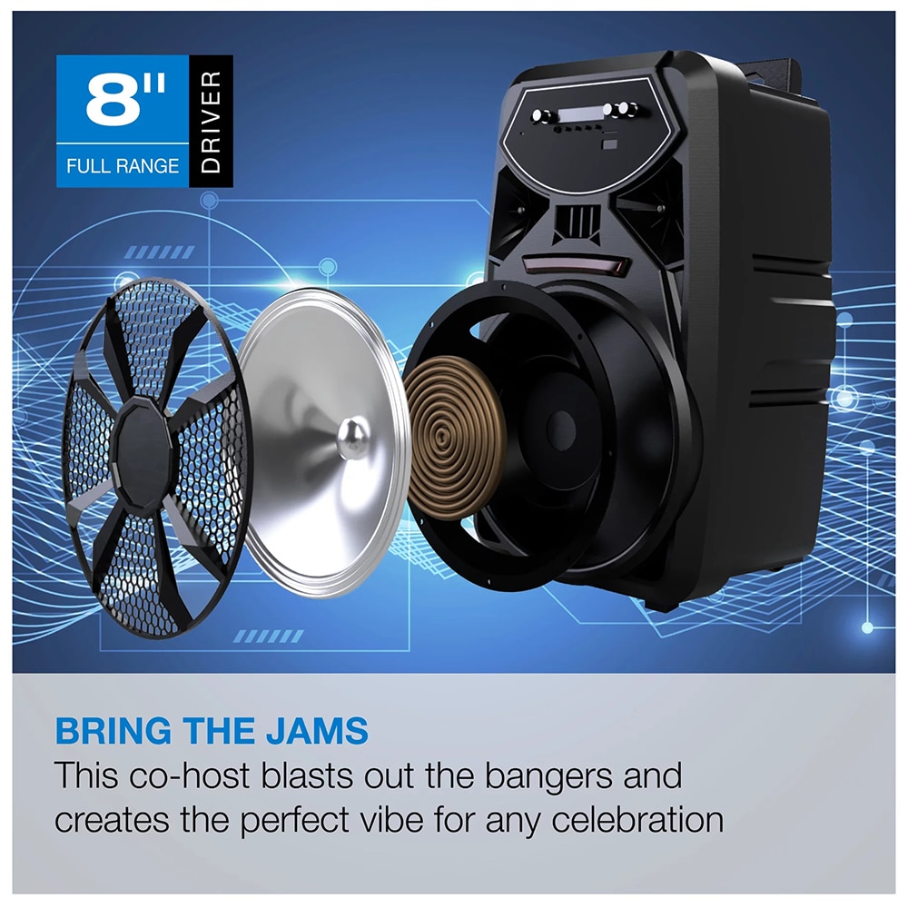 Bluetooth Tailgate Speaker, ISB380B, Black Parlantes Portatiles Bluetooth Bluetooth Speaker Portable. 