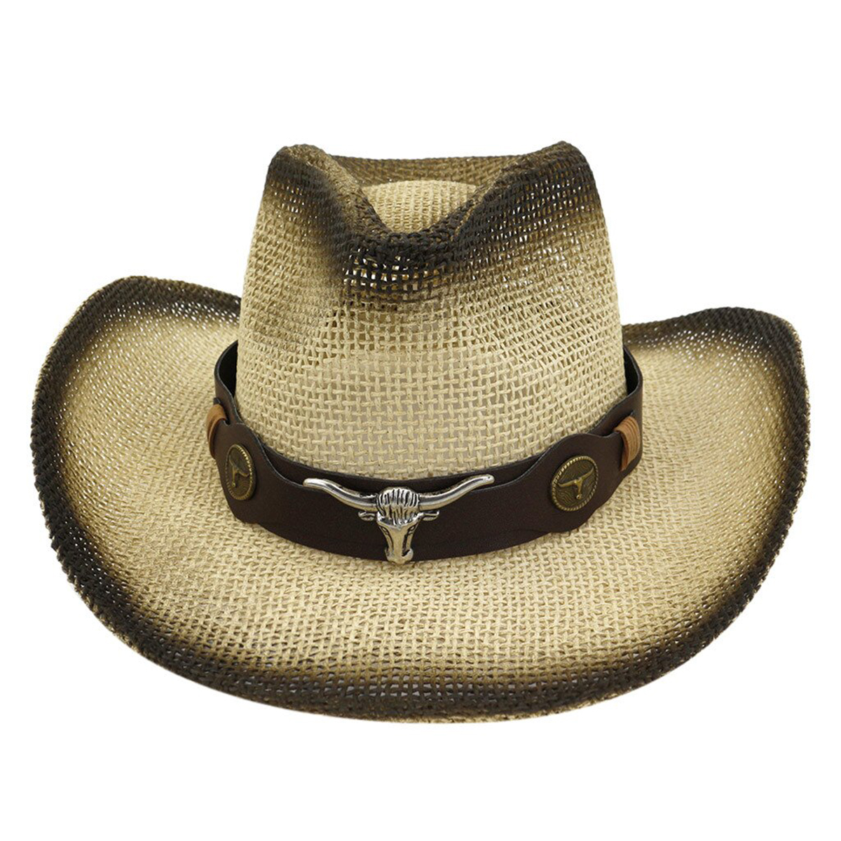 Vintage Cowboy Straw Hat For Men 