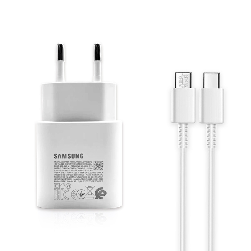 PD 25W Charger For Samsung Galaxy A55 A35 A25 A15 A54 A34 A24 A14 A13 A53 A33 A52 A51 A50 A04S Super Fast Charging Wall Adapter