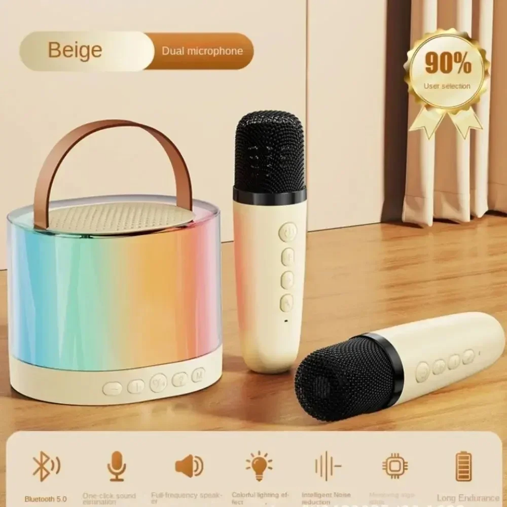 Xiaomi K52 Wireless Bluetooth Speaker Multifunction Dual microphone Portable Music Player Karaoke Machine for Child Home Party. 