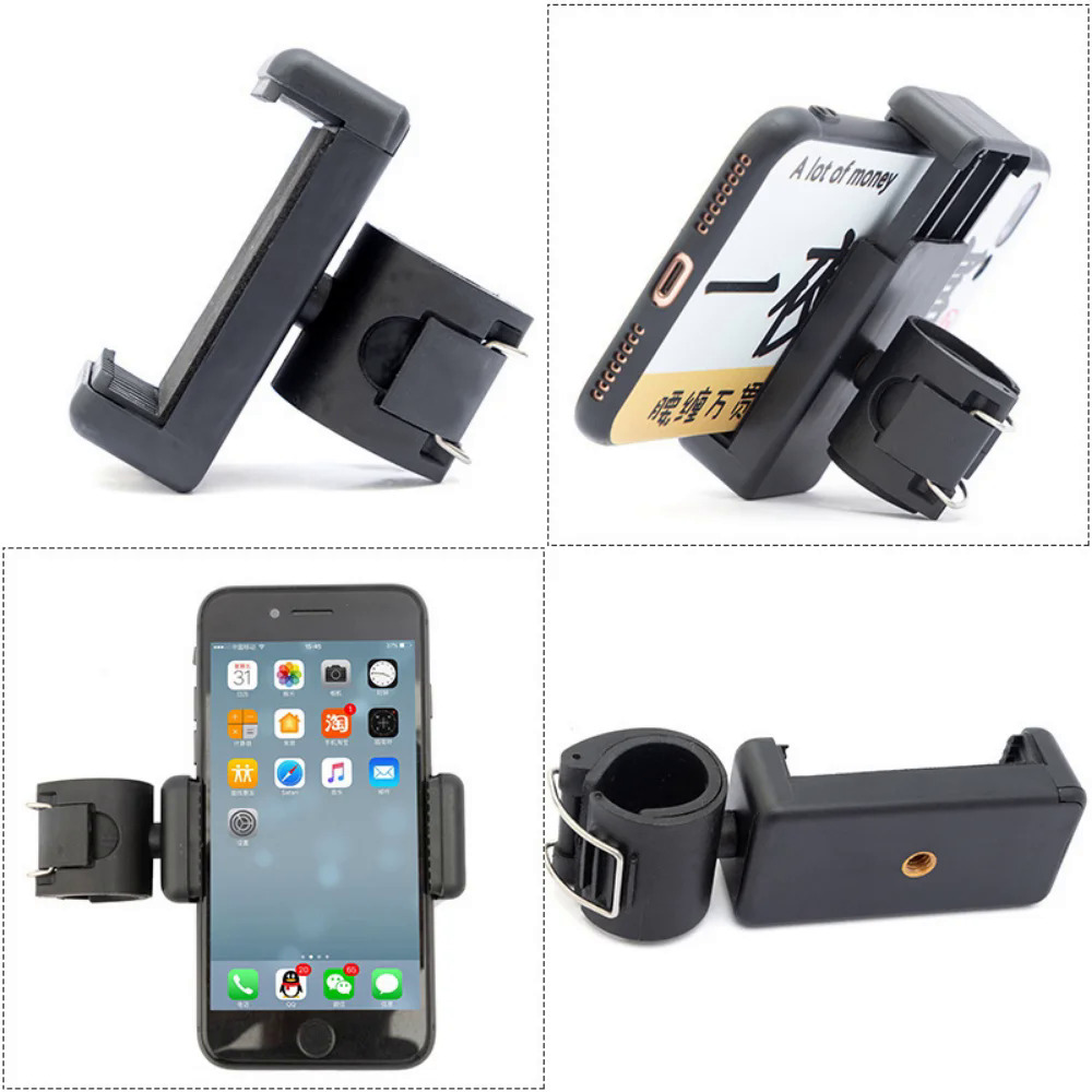 Wrumava Phone Clip Mount Bracket Adapter APP Cell Phone Holder for GoPro Hero 12 11 9 8 Selfie Stick 3 Way Monopod Extend Pole. 