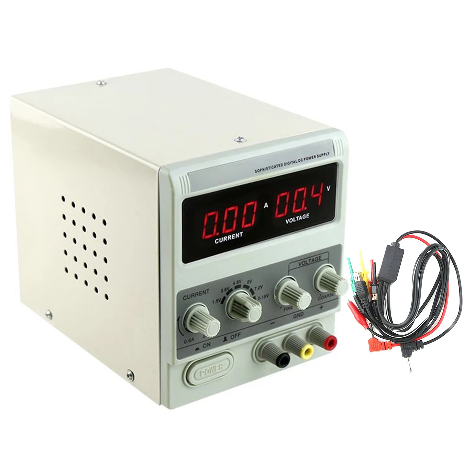 BK-1502DD DC Power Supply Variable 15V 2A Digital Display Adjustable Switching Regulated Power Supply For Mobile Repair 1502DD Power Supply Adapters. 