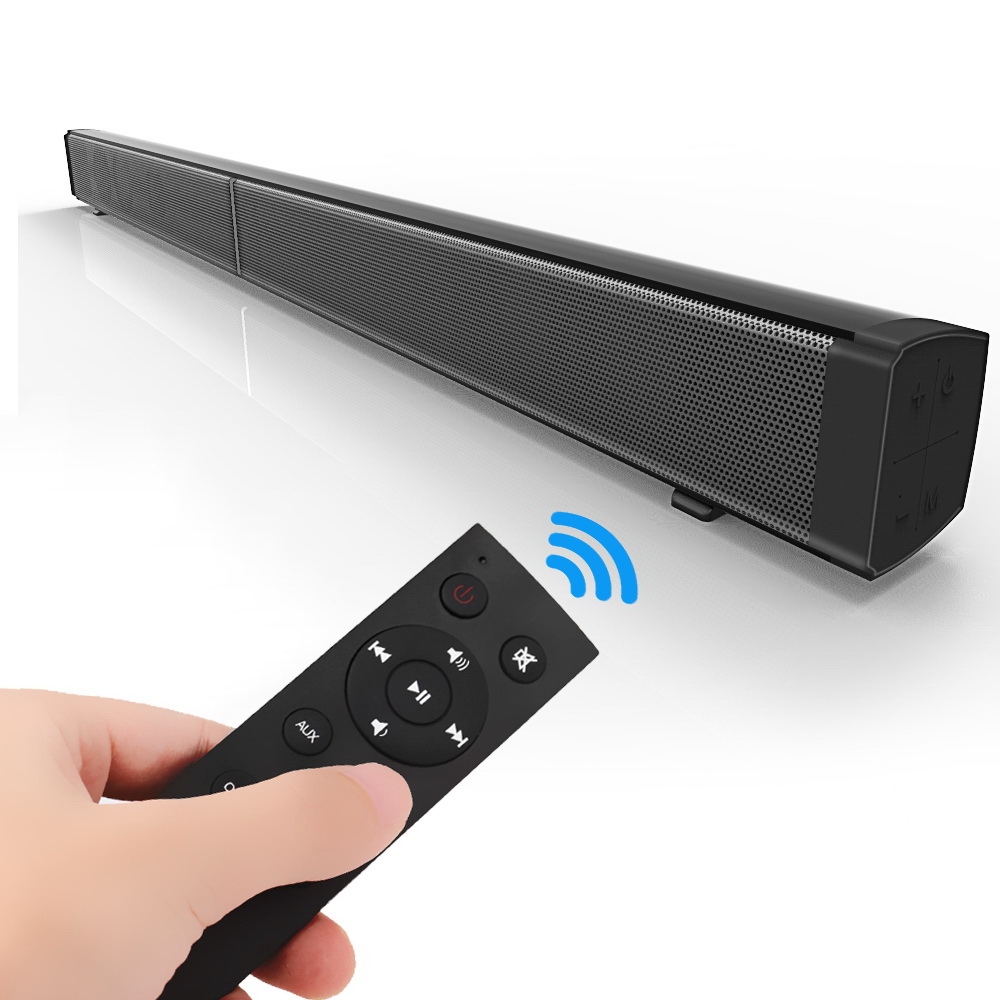 Soundbar LP-09 Home Theater Bluetooth Wireless Sound Bar Speaker with Remote Control. 