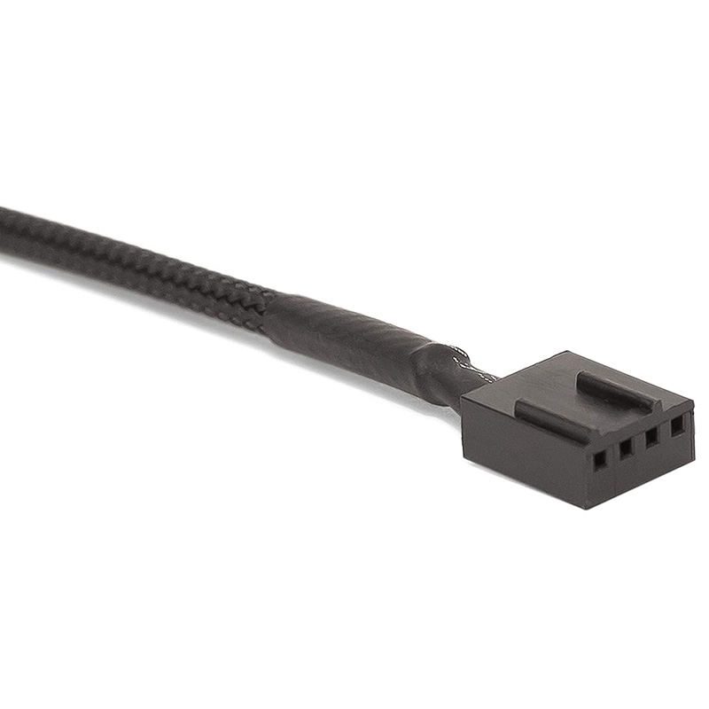 PWM Fan Extension Cable - 11.8 Inch PC Fan Extension Cable Compatible with ATX Case 3 Pin & 4 Pin Cooling Fans Durable. 