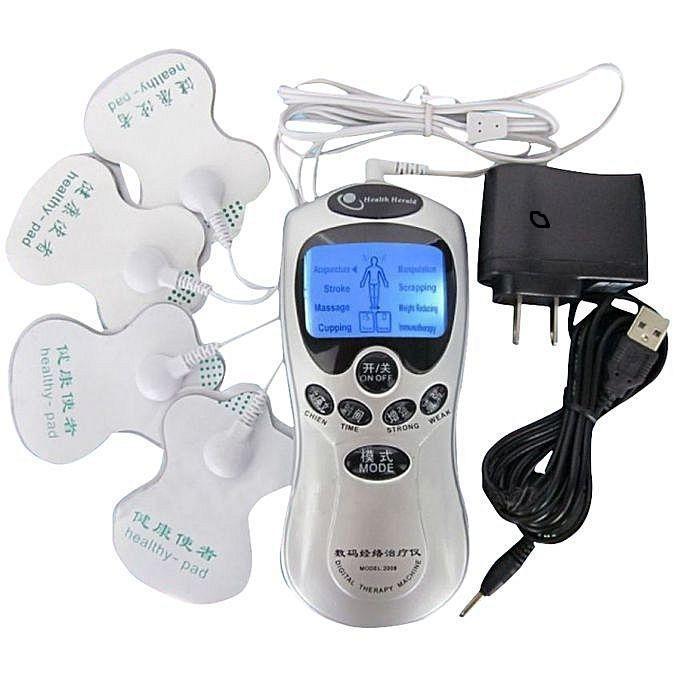 Tens Acupuncture Digital Therapy Machine with Four Pads