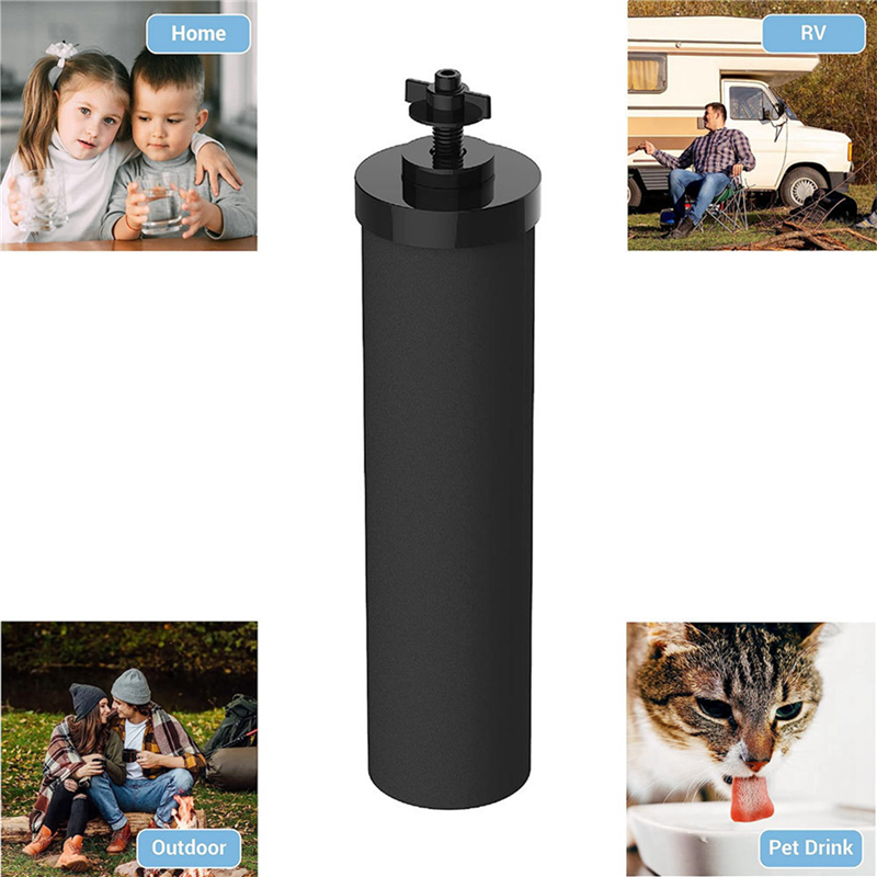 4PCS Water Filter Replacement for BERKEY Black Activated Carbon BB9-2 Filters for Gravity-Fed Water Filter System. 