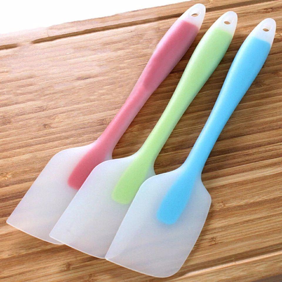Baking Tools For Cakes Double Silicone Spatula Spoon Cookie Spatulas Pastry Scraper Mixer Butter Ice Cream Scoop 10 inci Perfect size. 